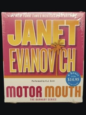 NEW SEALED - 5 CDs JANET EVANOVICH   MOTOR MOUTH THE BARNABY SERIES